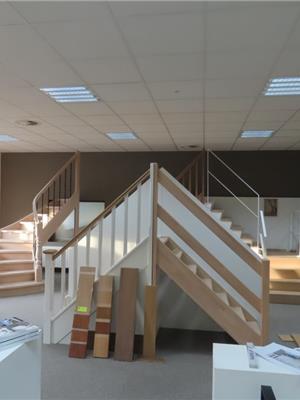 trappen in verschillende houtsoorten